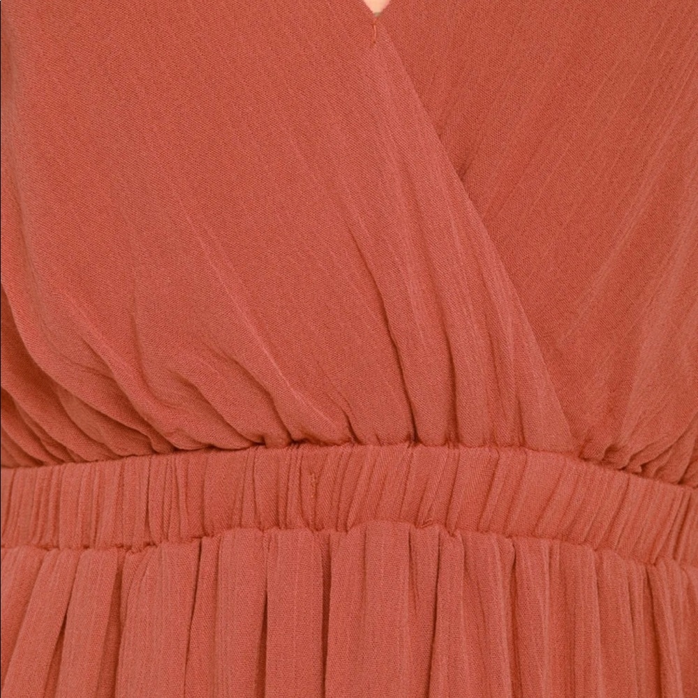Lost in Paradise Rusty Rose Maxi Dress - Picture 6 of 6